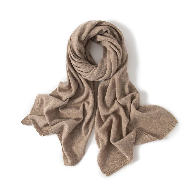 Women's Knitted Scarf  New 100% Cashmere
