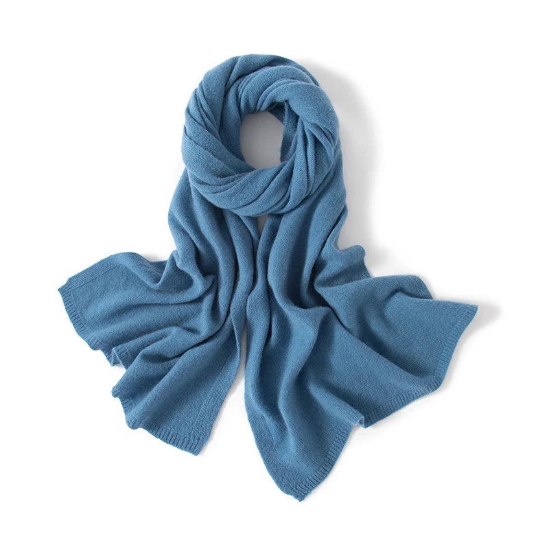 Women's Knitted Scarf  New 100% Cashmere