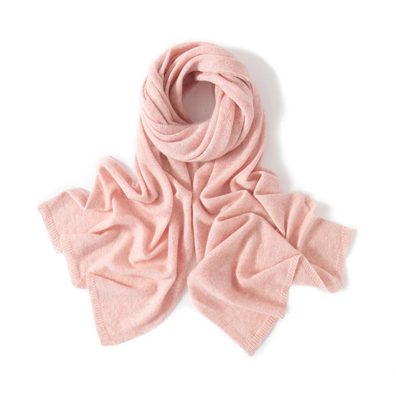 Women's Knitted Scarf  New 100% Cashmere