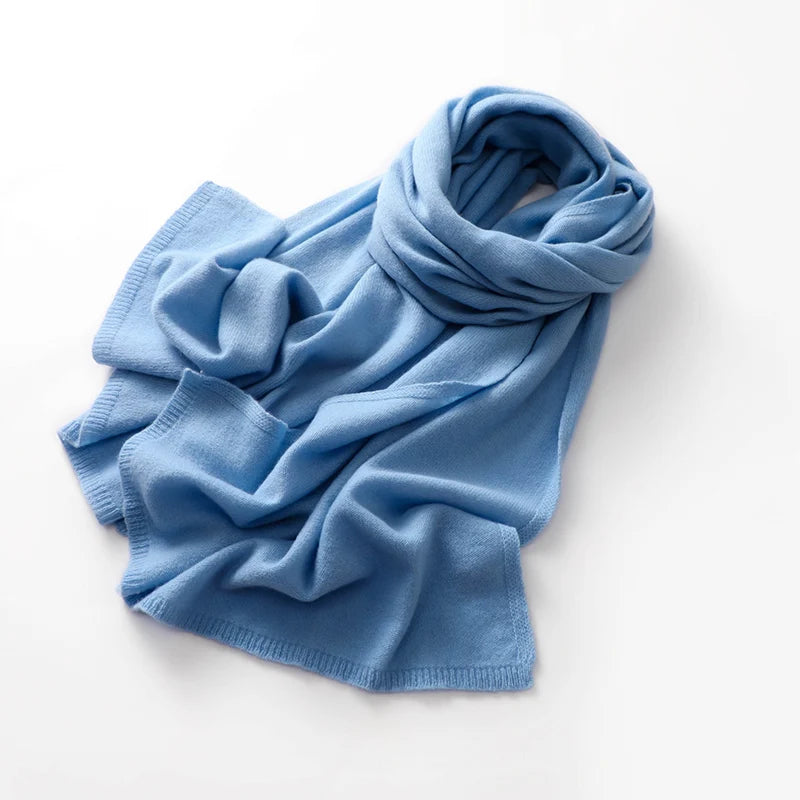 Women's Knitted Scarf  New 100% Cashmere