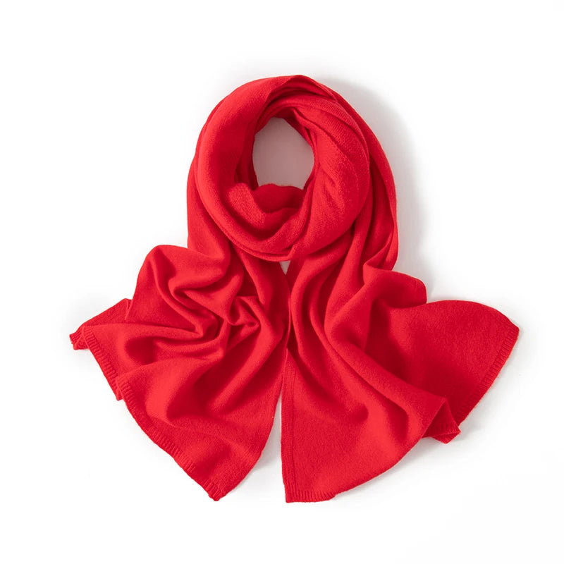 Women's Knitted Scarf  New 100% Cashmere
