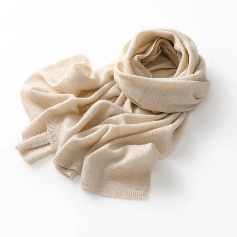 Women's Knitted Scarf  New 100% Cashmere